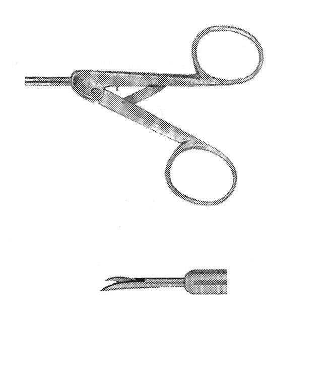 İZOLESİZ MAKAS Z MODEL SAPLI  ÇAP : 5MM L:36CM